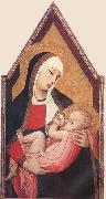 Ambrogio Lorenzetti Suckling Madonna Spain oil painting artist